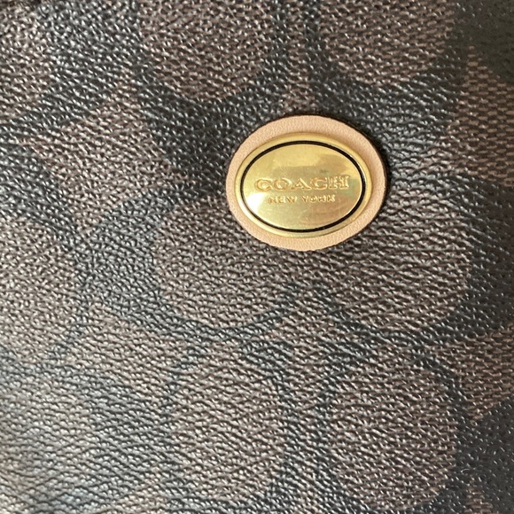 Coach Brown Signature Satchel - Picture 2 of 8